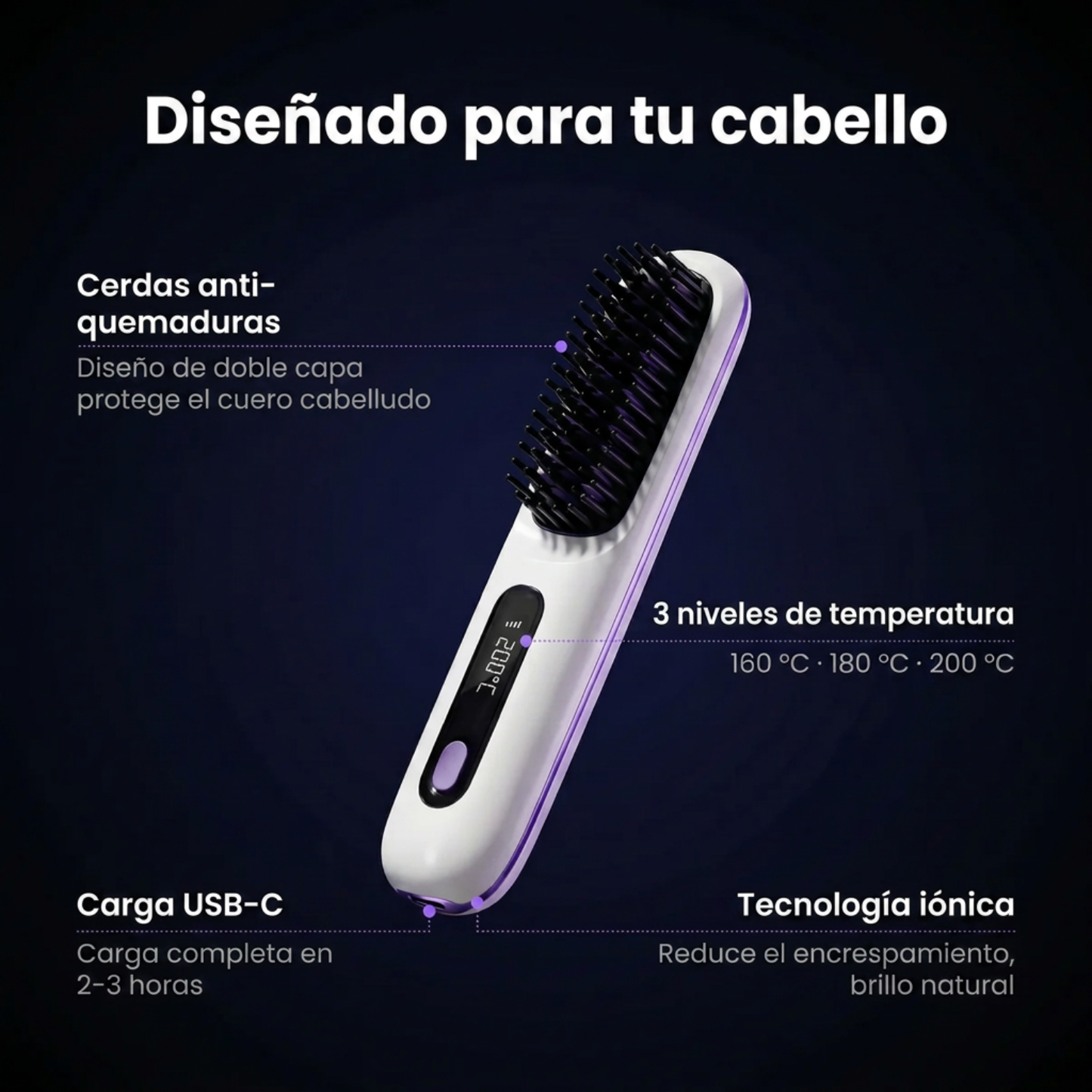 Lifta – Cepillo alisador portátil